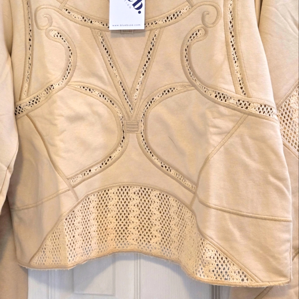 Blue b. NWT Cream Top Large - Picture 6 of 10